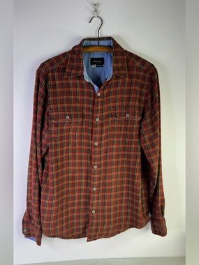 Marmot Long Sleeve Button Down Shirt Plaid size medium